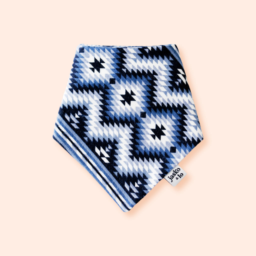 blue aztec flannel